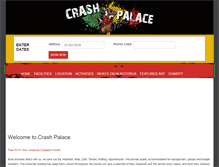 Tablet Screenshot of crashpalace.co.nz